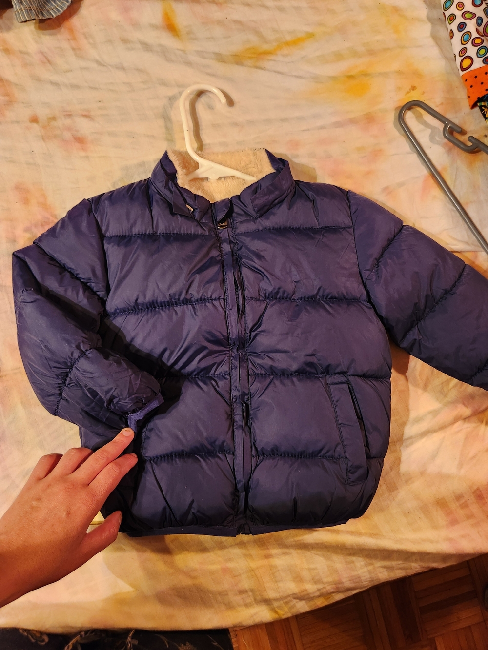Kids Navy Puffer Jacket - Cozy Winter Coat